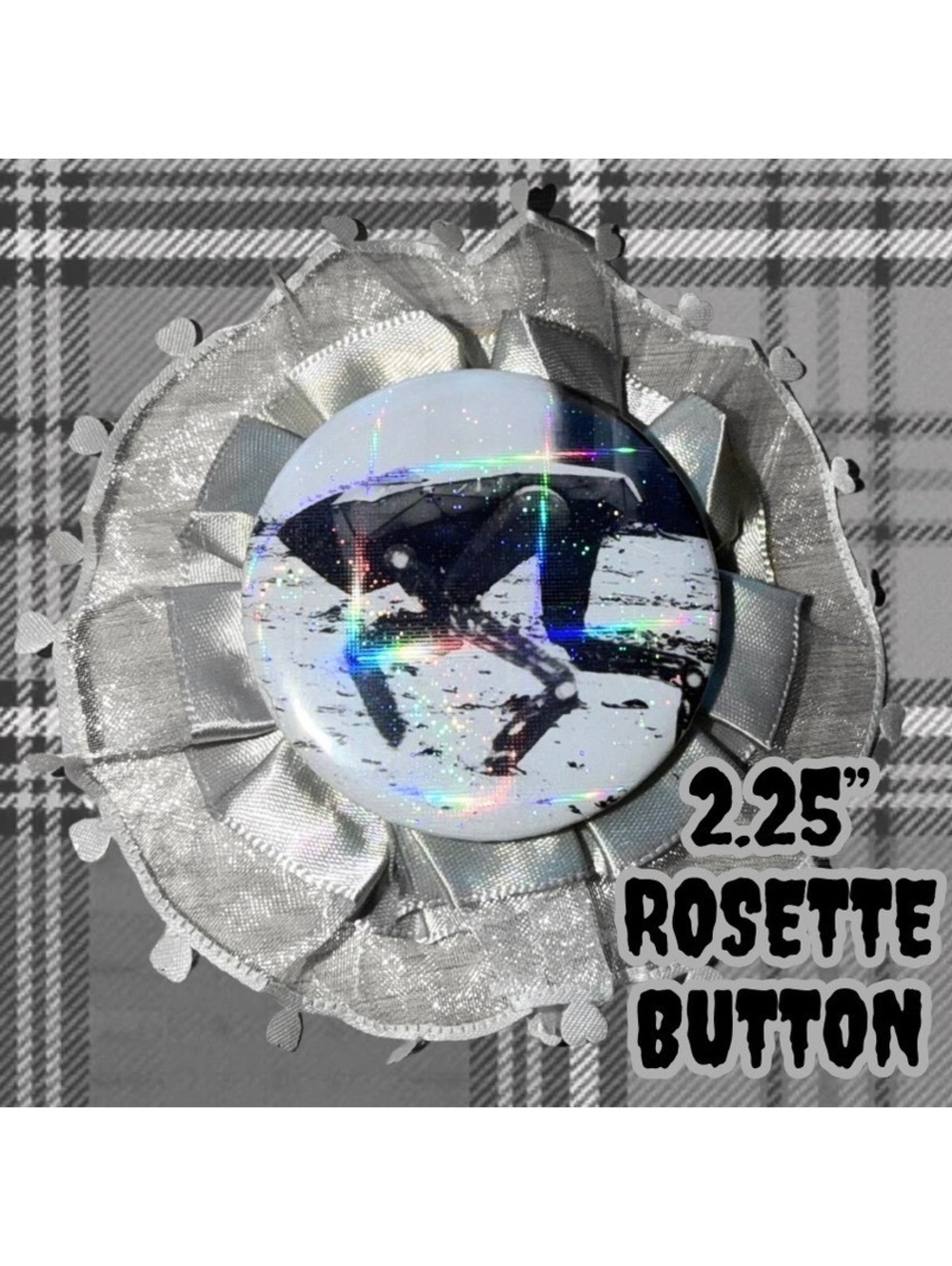 Black Mirror Metalhead 2.25" Handmade Button